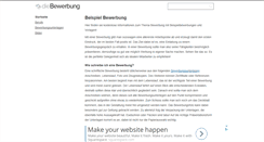 Desktop Screenshot of die-bewerbung.de